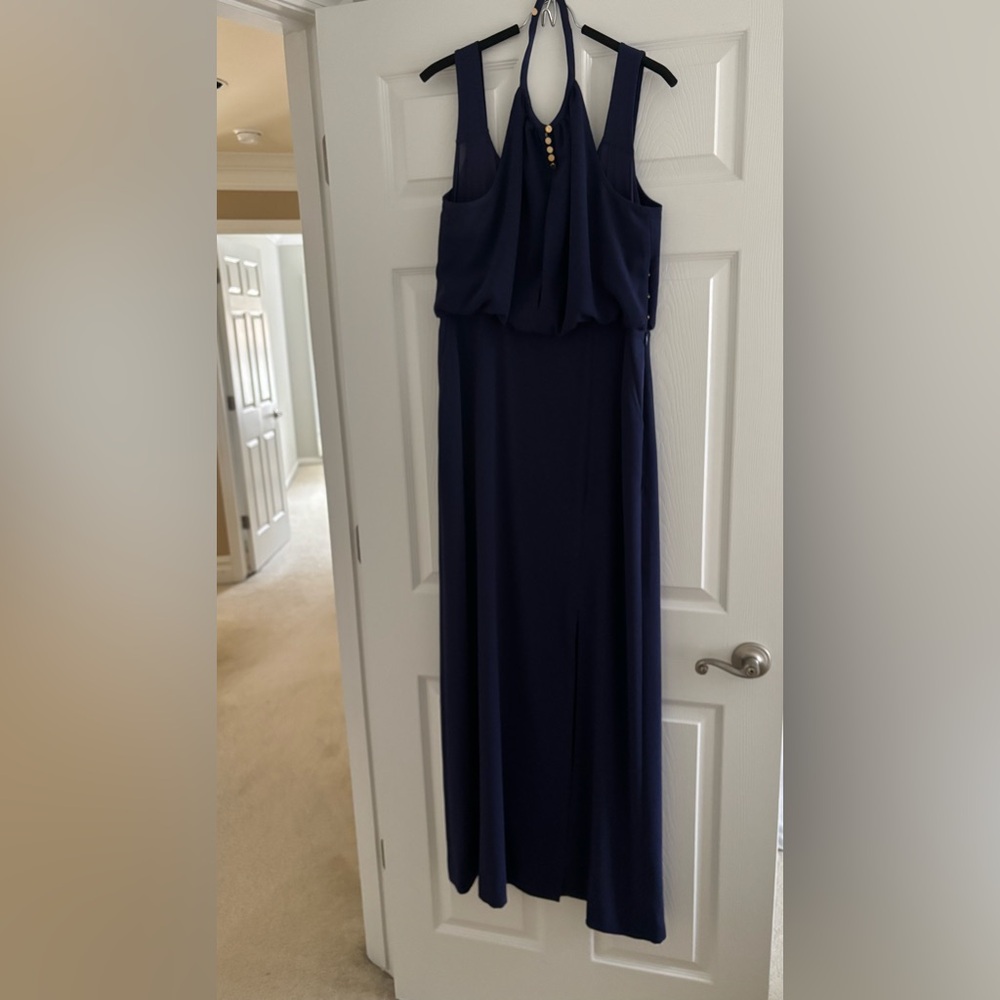 Tory Burch Deep Blue dress with slit